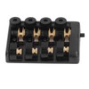 4 String Headless Electric Bass Bridge Zinc Alloy Brass Bridge