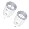 Zigbee Socket Pack of 2 Plug with Current Measurement Smart