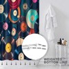TPMDFC Retro Music Shower Curtain 72x72inch Music Records Bathroom Shower