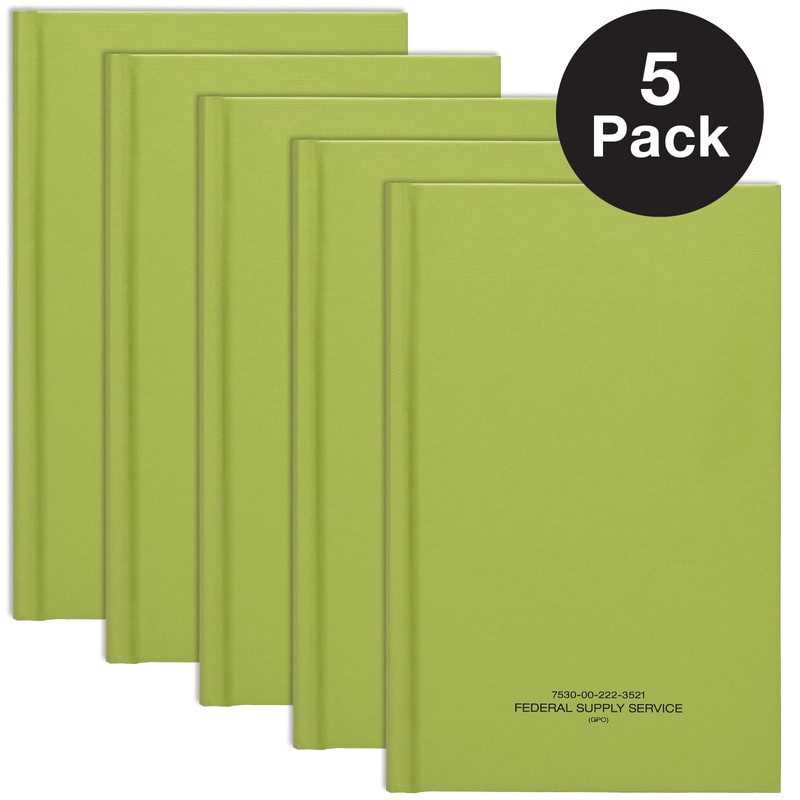 Global Printed Products Tactical Military Notebook 5 Pack (5.25" x