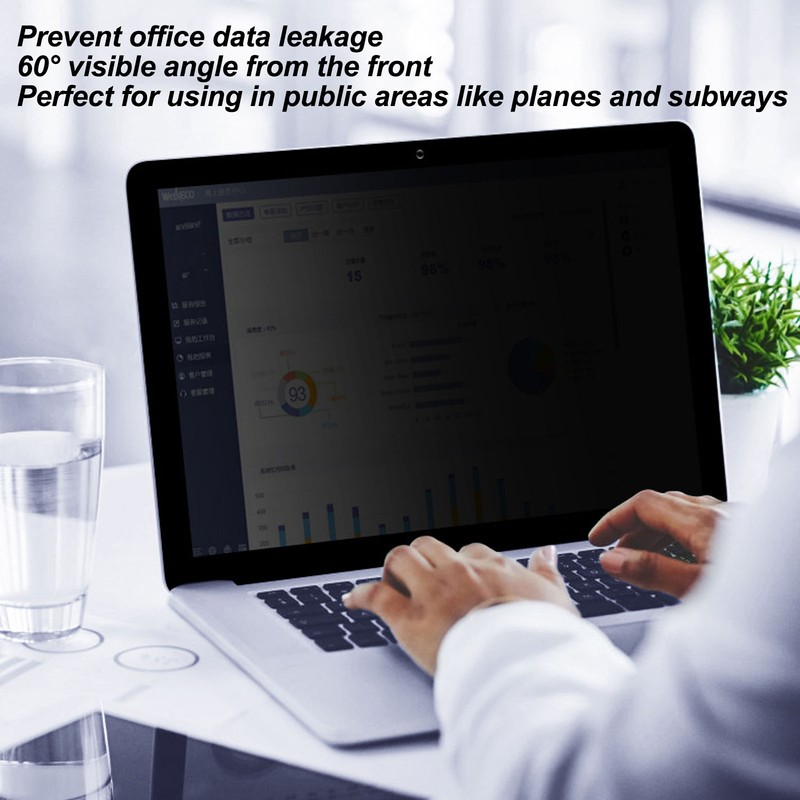 15.3inch Laptop Private Screen Filter Anti Peeping PET Clear HD