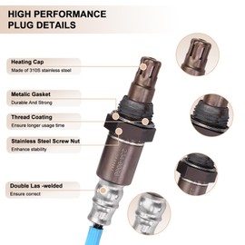 Oxygen O2 Sensor Upstream Downstream 234-9066 234-4363 Fits for Acura TSX 2004 2005 2006 2007 2008 2.4L L4 - O2 Sensors Replace 36531-RBB-003 36532-RAD-L11 Set of 2
