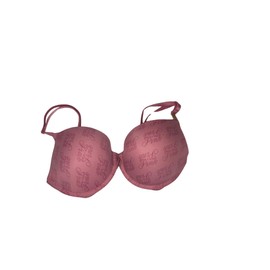 Victoria's Secret Pink Wear Everywhere Smooth Push Up Bra Color Soft Begonia Script New (US, Cup Band, 36, C, Soft Begonia Script)