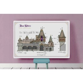 Disneyland - Snow White's Scary Adventures Attraction - Colored Blueprint