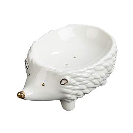 JHNIF Hedgehog Shape Ceramic Soap Dish.