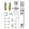 Nuk3y Haven Modern Handleset Front Door Entry Handle and Deadbolt