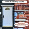 Door Rain Drip Guard, 40 Inch Anodized Aluminum Door Drip