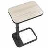 Kitstorack TV Tray Table, Adjustable Height & Rounded Metal Corners,