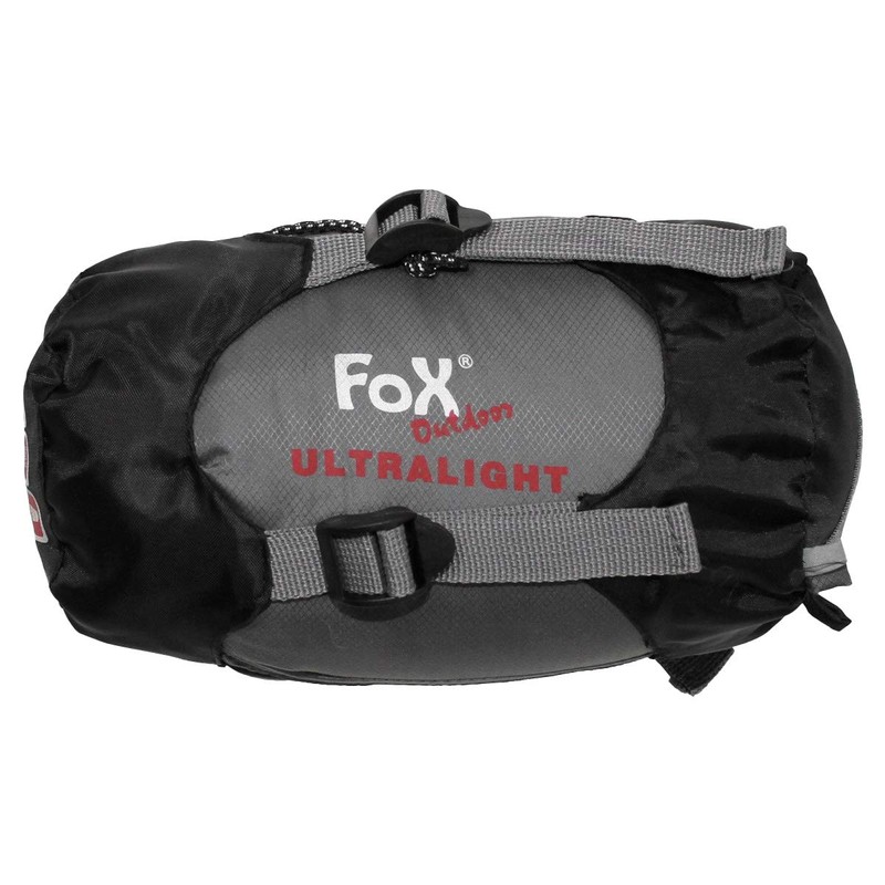 Fox Outdoor Schlafsack Ultralight, schwarz