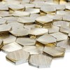 McAllen Gold Aluminium Metal Mosaic Tiles