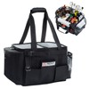 FREECOLSH Black Waterproof Caddy, 16" x 11" x 11", with