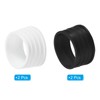PATIKIL Badminton Racket Handle Grip Ring 4pcs Racket Fix Sling