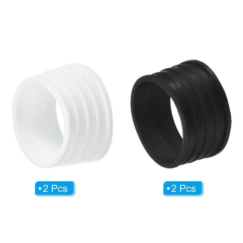 PATIKIL Badminton Racket Handle Grip Ring 4pcs Racket Fix Sling