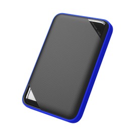 Silicon Power Armor A62 Game Drive 1TB USB 3.0 External Portable Hard Drive, Military-Grade Shockproof Water-Resistant HDD - Blue