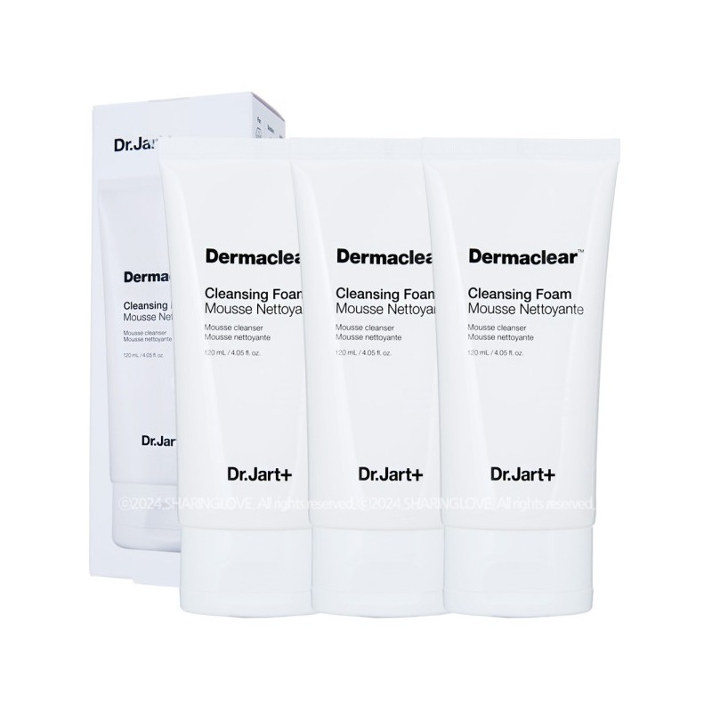 Dr. Jart+ Dermaclear Cleansing Foam 120ml x 3 / 닥터자르트