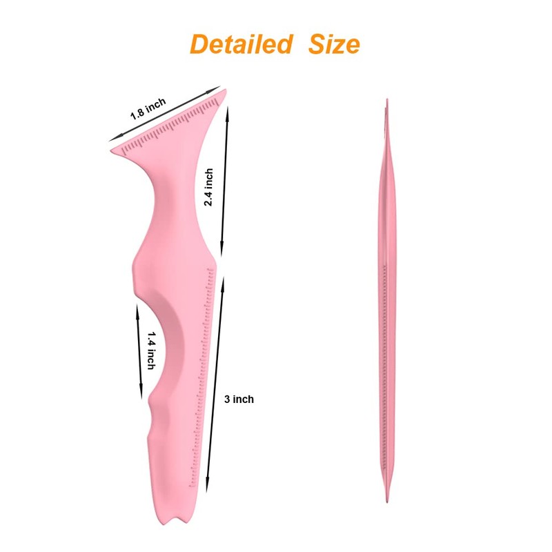 URGINO 5 in 1 Silicone Eyeliner Stencils Reusable Clean Winged