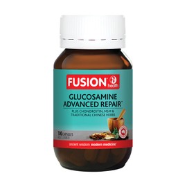 Fusion Health Glucosamine Advanced Repair with Chondroitin and MSM 100 Capsules
