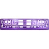 TAPORT® PURE PURPLE CAR REGISTRATION HOLDER FOR ANY CAR ,