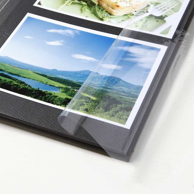 MUJI Hardcover Album, KG Size, 2 Tiers, 20 Pages, Dark