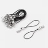 HappyHome 100pcs Straps Lobster Claw Clasps with Hooks Strap Cord