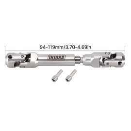 INJORA Drive Shaft Stainless Steel Heavy Duty for Axial SCX10 90046 AXI03007 TRX4 Redcat Gen8 1/10 RC Car Crawler Upgrade