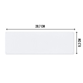 Interluxe Metal Sign with German Text "PRIVATGRUNDSTÜCK DURCHGANG VERBIG" (German Language)