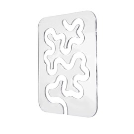 Free Motion Quilting Template Quilting, Sewing Machine Acrylic Transparent tortuous Template DIY Quilting,Arcylic Quilting Templates Rulers Transparent Quilting Templates for Beginners Sewing