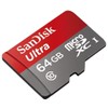 SanDisk microSDXC 100MB/s 64GB Ultra SDSQUAR-064G-GN6MN