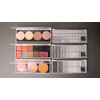 PALETA MAGNÉTICA PROFESIONAL MEDIANA VACÍA PARA MAQUILLAJE CON TAPA TRANSLÚCIDA.