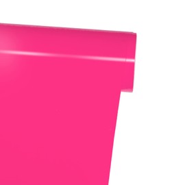 FORBELL Plotter Film Textile, 30.5 cm x 3 m Textile Iron-On Transfer Film (Neon Pink)