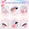 Cushion Gradient Painting Gel, Ombre Nails Aura Full Coverage Solid