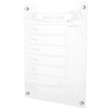 Operitacx Magnetic Dry Erase Planning Board Menu Organizer for Refrigerator