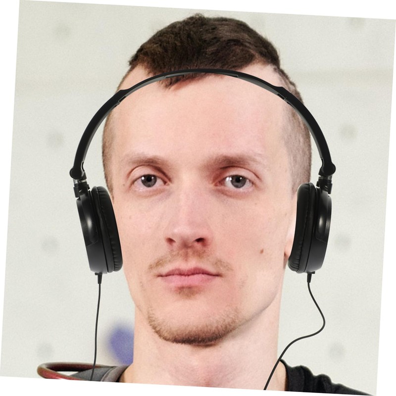 SHINEOFI Lightweight Foldable Headsets with Microphone and Volume Control Over