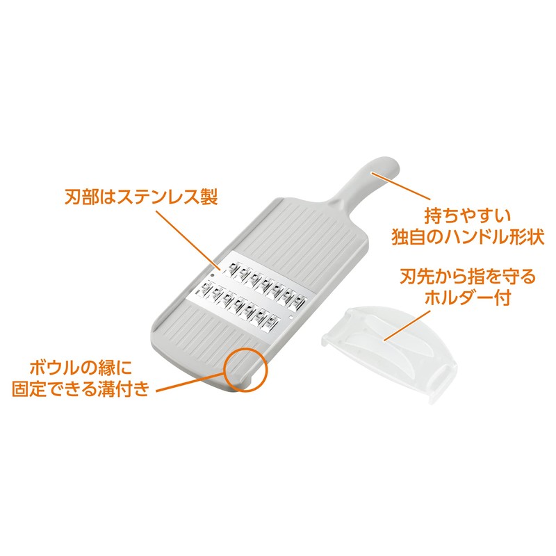 Takagi Takagi Kanesada Vegetable Cut, Stainless Steel, Thick Julienne, Includes