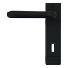 Domoferm Door Handle Set on Short Plate for fire Doors,