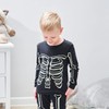 HahaNice Boys Kids Glow In The Dark Skeleton Pajamas 2-7