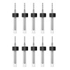 TA-VIGOR 10Pcs Micro Drill Bit 0.9mm, Black PCB Drill Bits