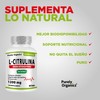 Precursor de óxido nítrico puro, vasodilatador natural. L Citrulina 1200
