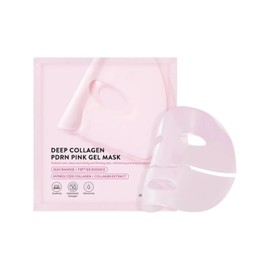 PDRN Salmon DNA Mascarilla Facial de Colágeno en Gel Rosa, con ADN de Sodio y Niacinamida, 28 g Mascarilla Facial de Noche Hidratacion