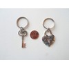 Large Key and Heart Lock Keychain Set - You've Got