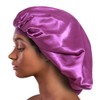 Alnorm Long Satin Bonnet Sleep Cap - Double Layer Soft