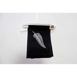 AZ FLAG - New Zealand Fern Black with inscriptions Bunting Flag - 20 Ft Garland with 20 Small Rugby Flags 8'' x 6'' - 100% Polyester String Pennant - 6 meters