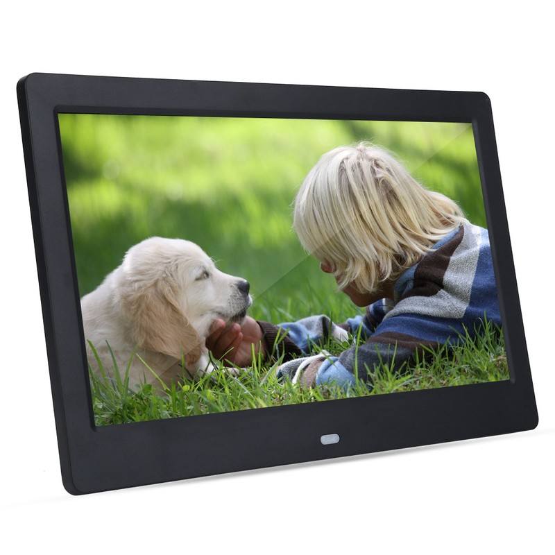 10" HD Screen Digital Photo Frame Alarm Clock MP3/4 Movie