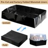 Adnee 15 Pcs Mushroom Monotub Liners-19" x 13" x 4"