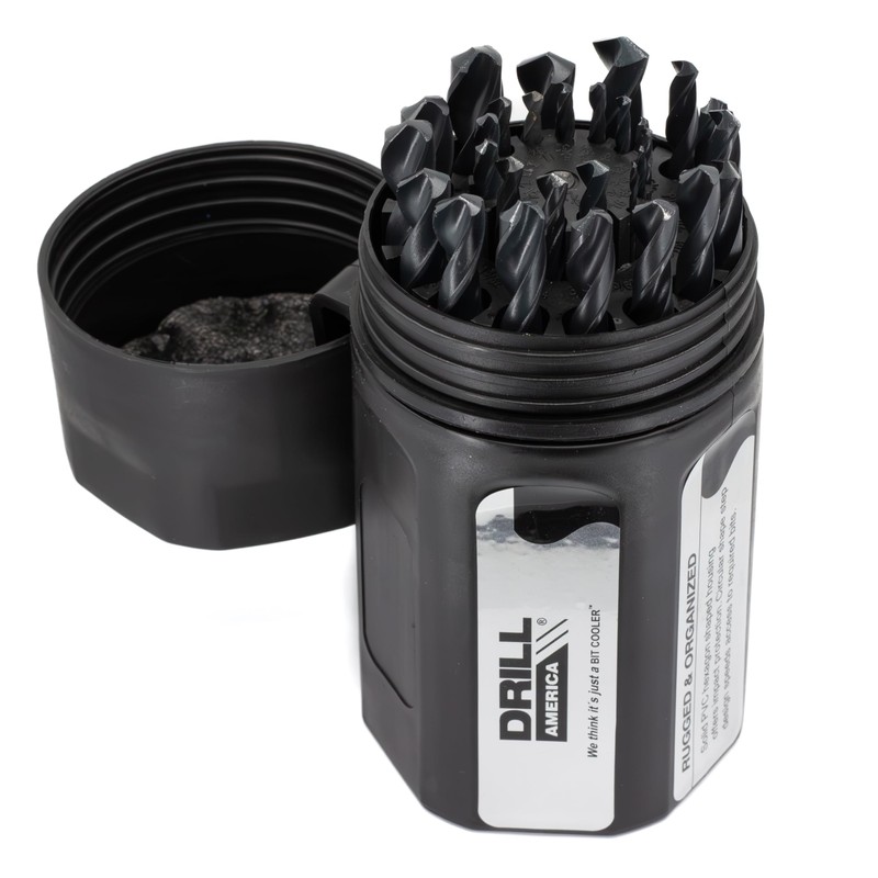 Drill America 29 Piece High Speed Steel Drill Bit Set