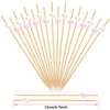 Blulu 200 Pieces Cocktail Picks 4.7 Inch Fruit Sticks Pearl