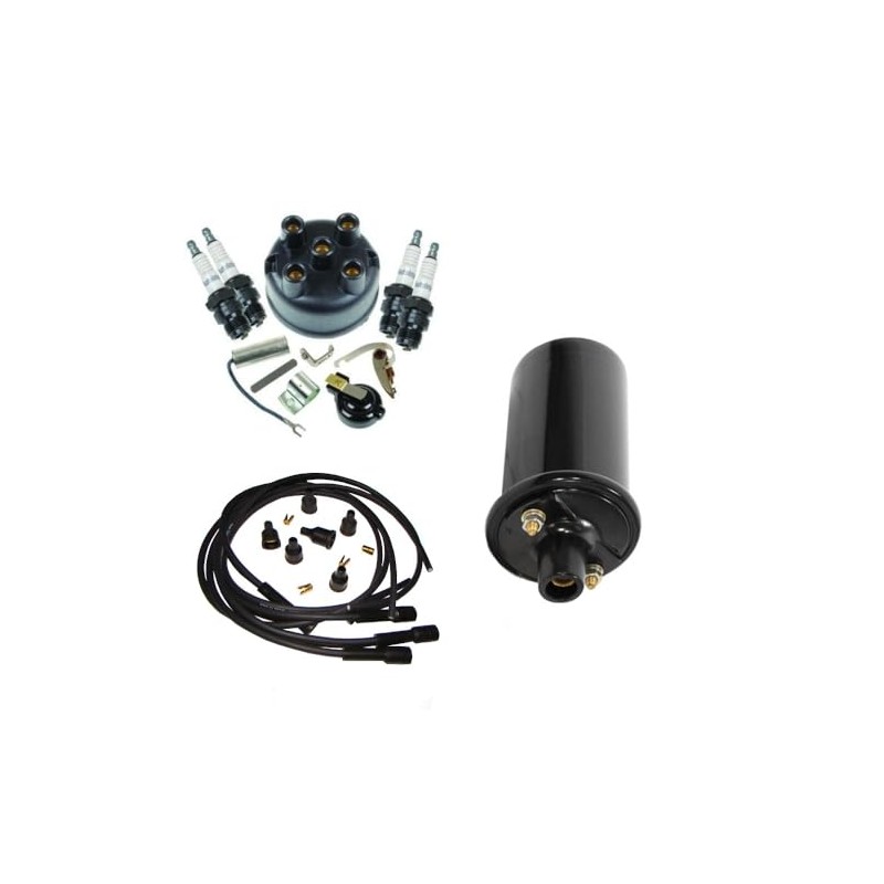 Master Tune Up Kit w/Coil & Wire Set Fits Case