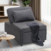 Ainfox Sleeper Sofa Chair Bed, 4-in-1 Convertible Ottoman Sofa Couch