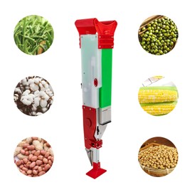 DYRABREST Manual Seeder, Adjustable Handheld Seeding Machine Peanut Corn Bean Planter Household Garden Patio Flower Plant Vegetable Fertilizer Spreader