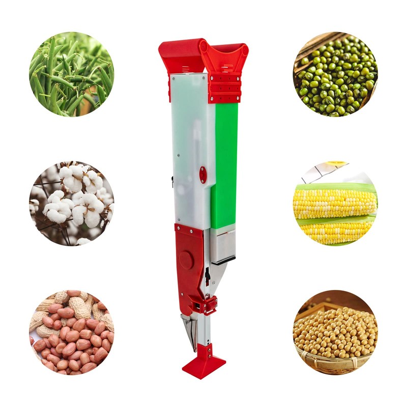 DYRABREST Manual Seeder, Adjustable Handheld Seeding Machine Peanut Corn Bean